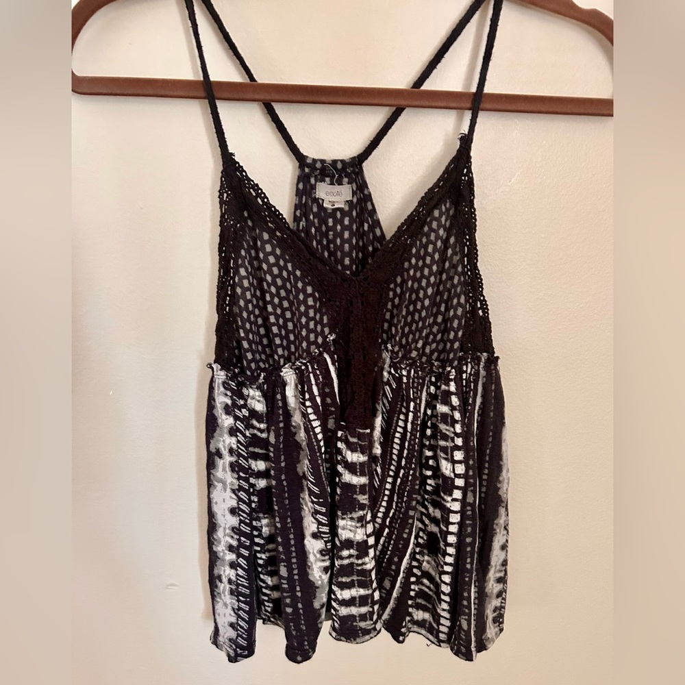 Black tank top